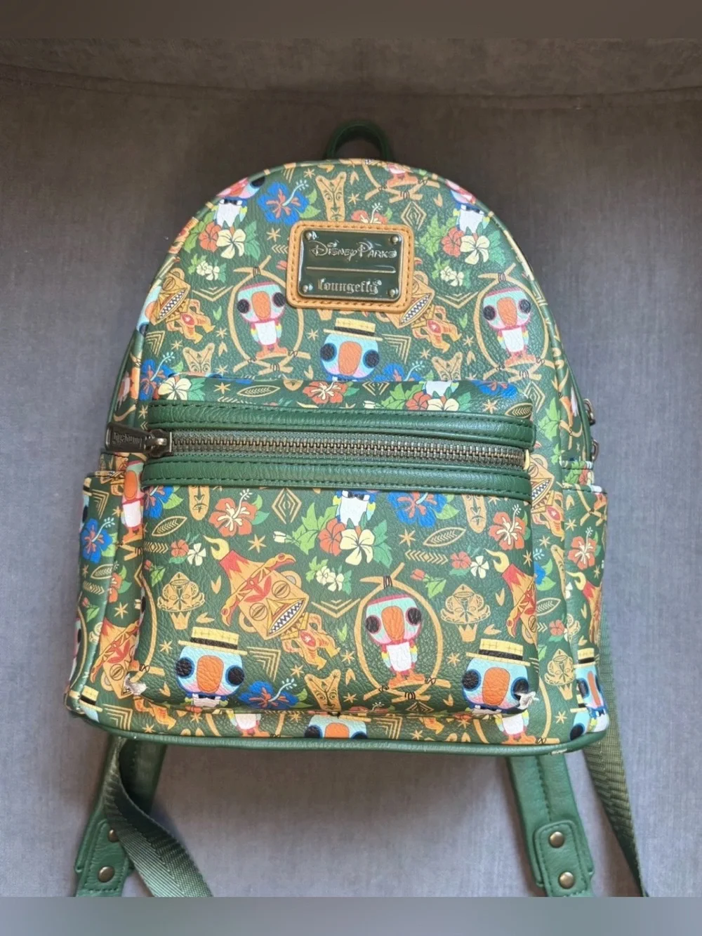 Disney Parks Disney World Enchanted Tiki Room Loungefly Backpack GUC💚Retired